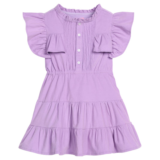 BISBY Rodeo Dress- Lavender Corduroy