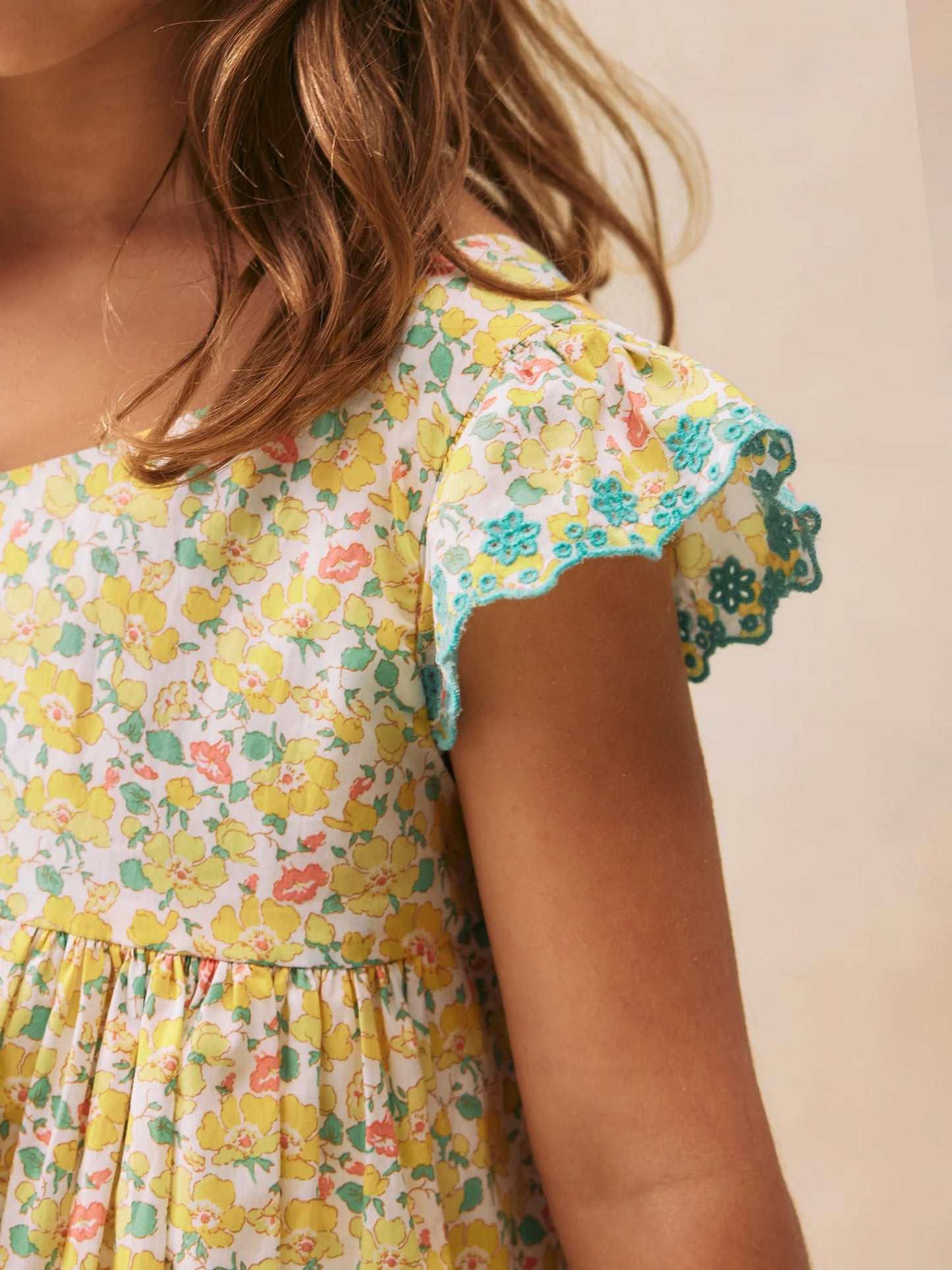 Bonpoint Emina Embroidered Liberty Dress