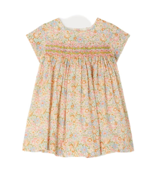Bonpoint Maruska Smocked Liberty Dress