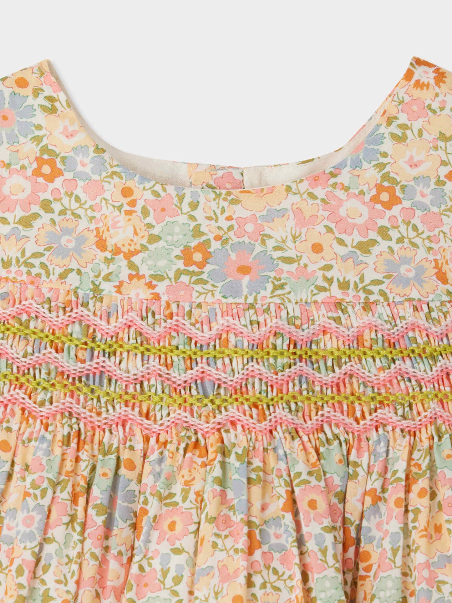 Bonpoint Maruska Smocked Liberty Dress