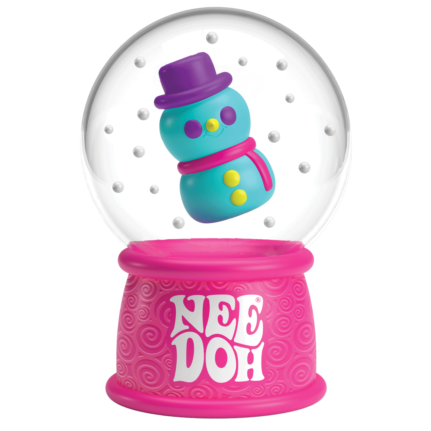 Needoh Squish N Flow Snowglobe