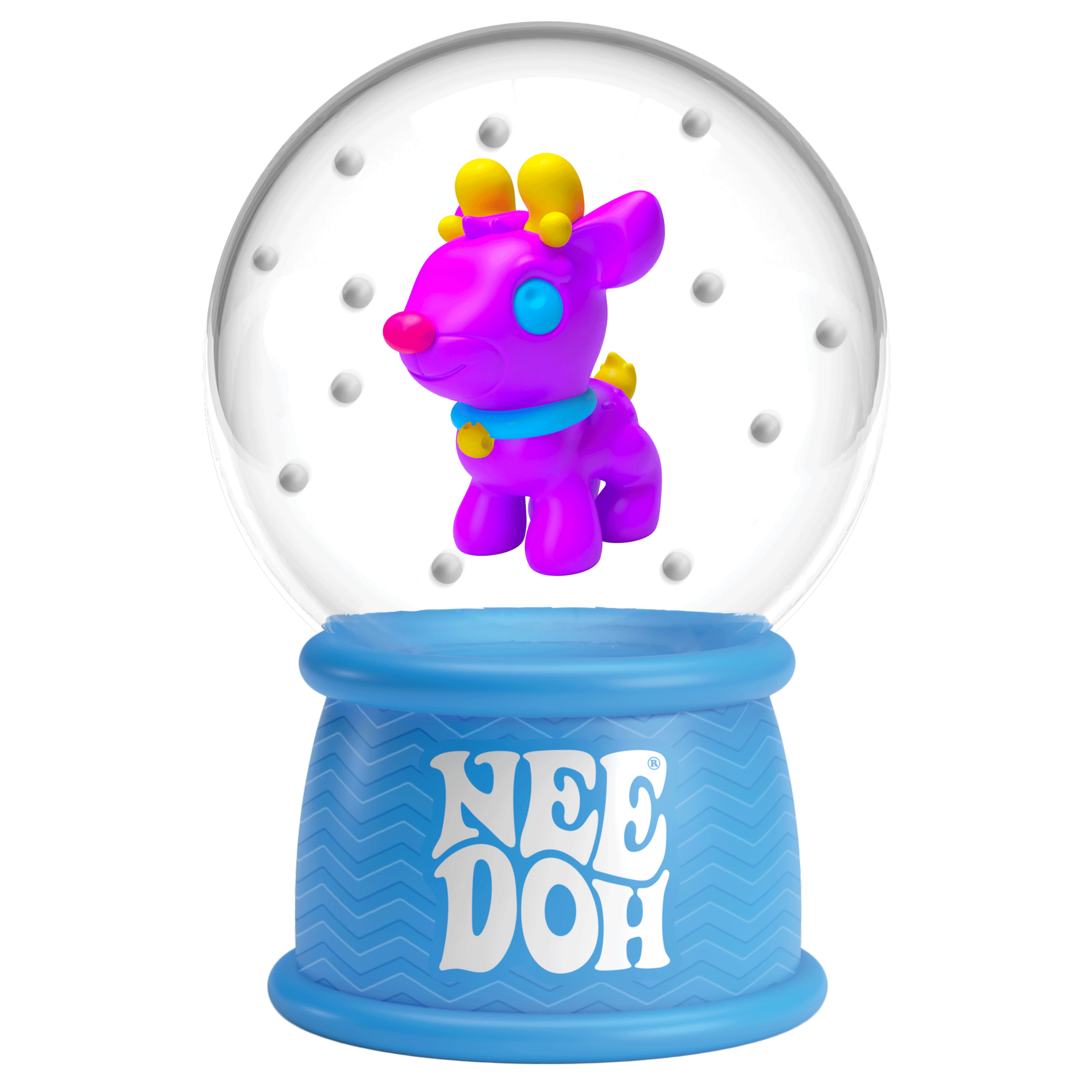 Needoh Squish N Flow Snowglobe