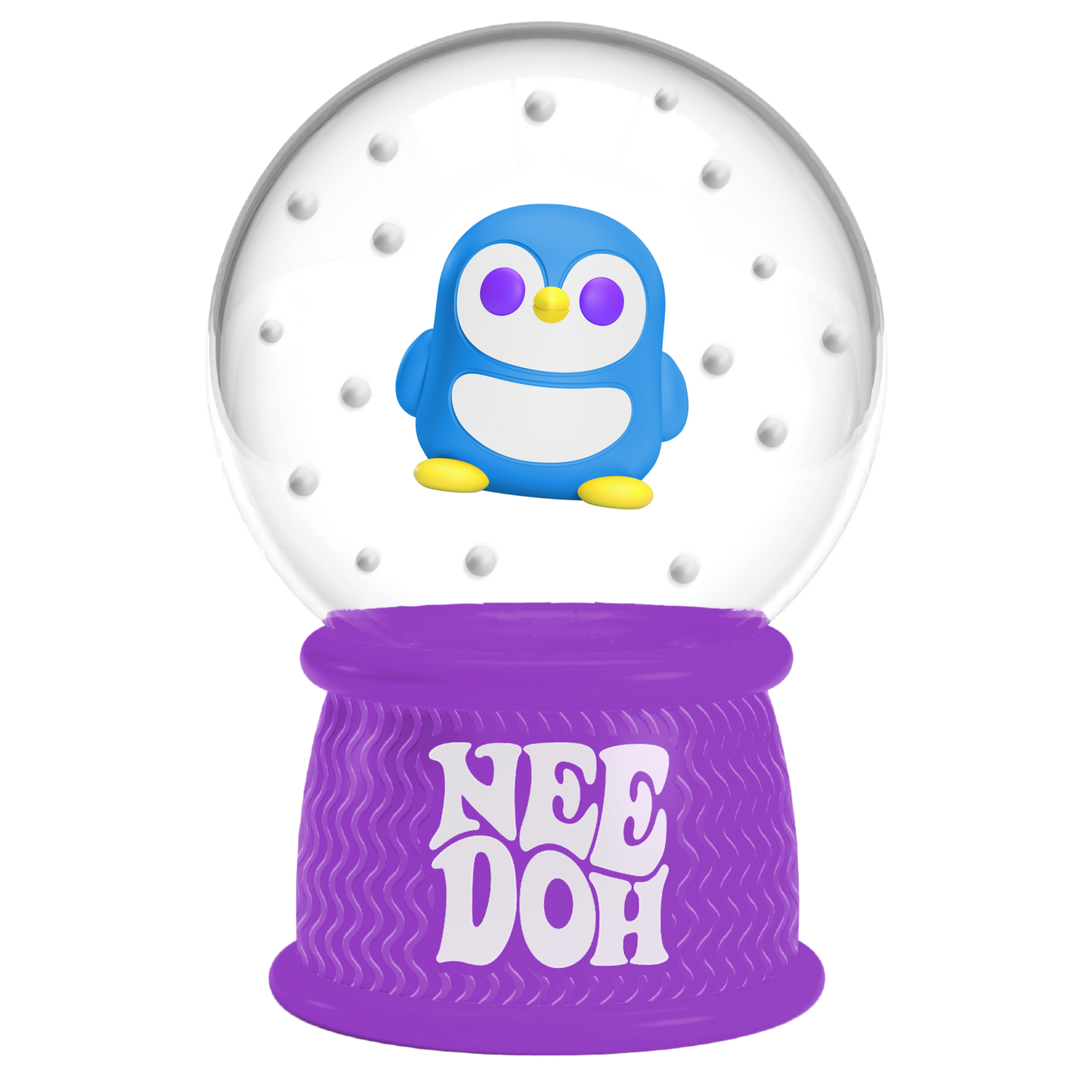 Needoh Squish N Flow Snowglobe