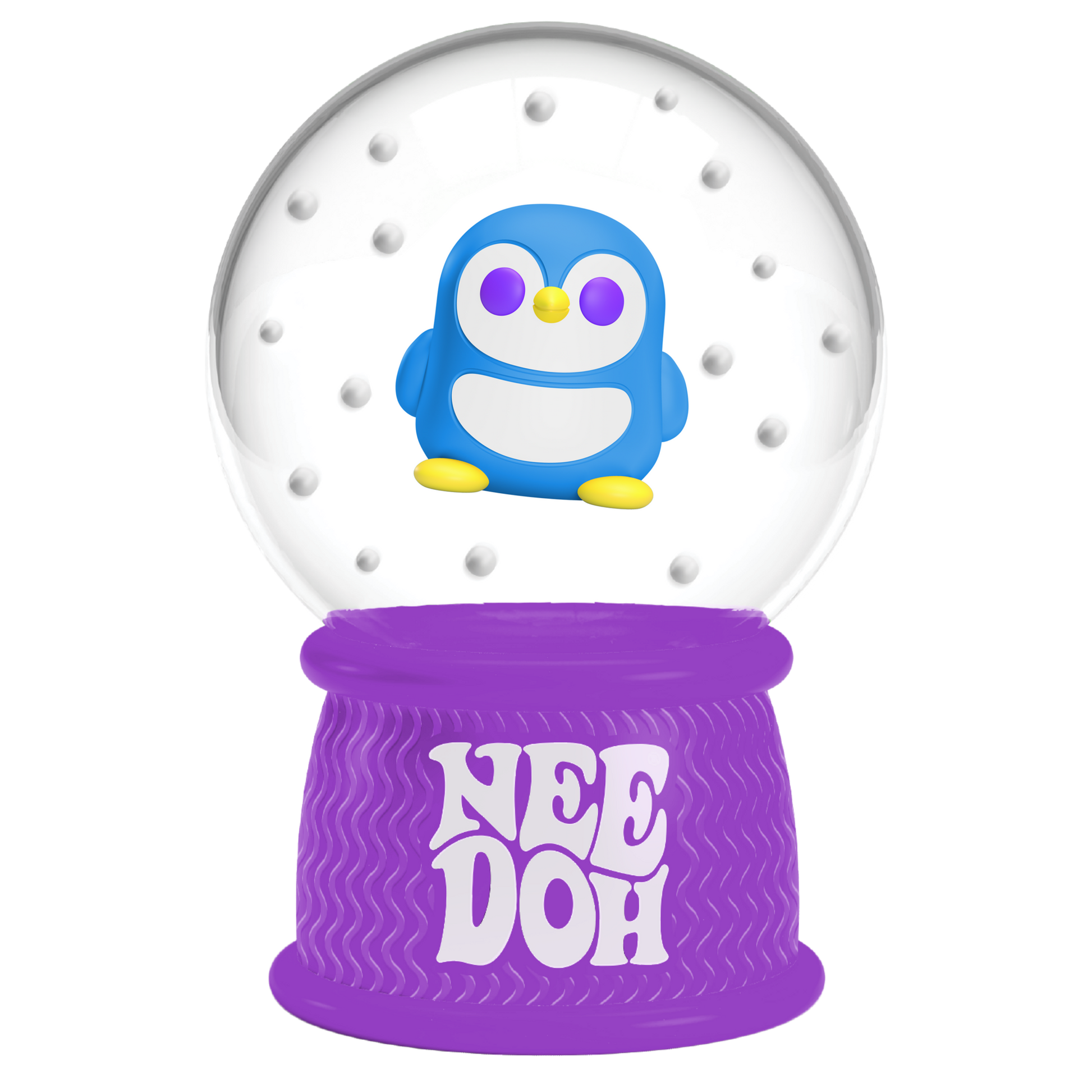 Needoh Squish N Flow Snowglobe