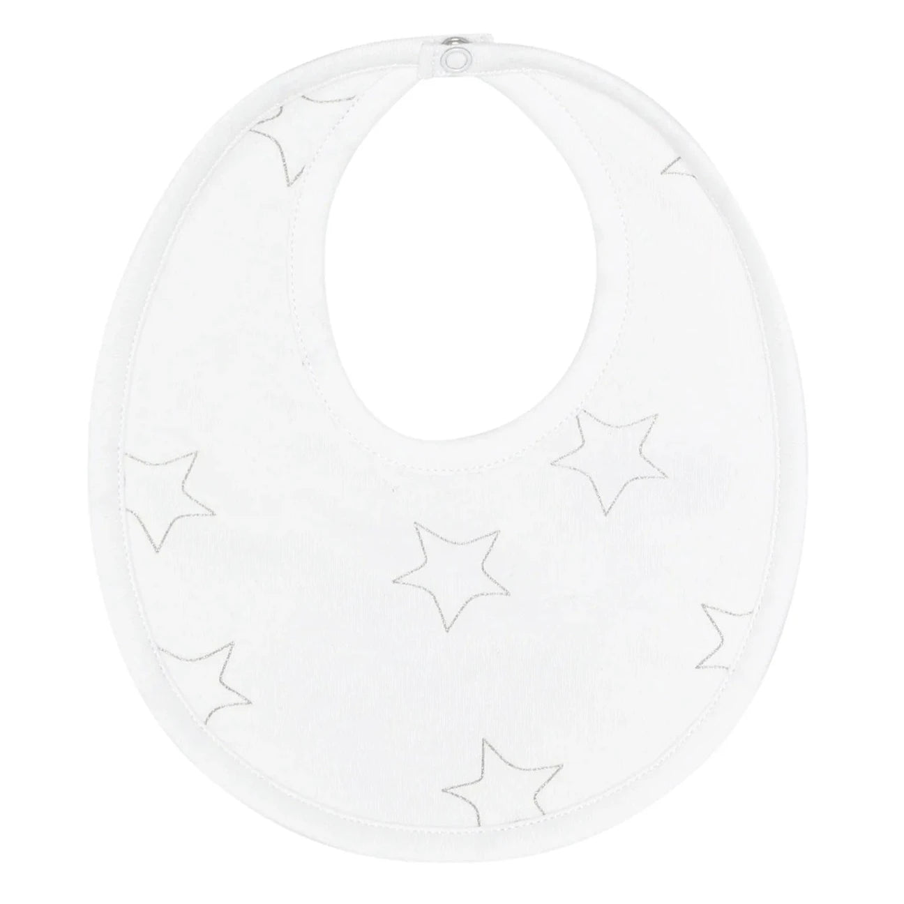 Nellapima Gray Stars Print Bib