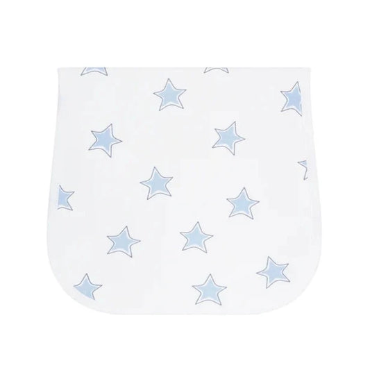 Nellapima Blue Stars Print Burp Cloth