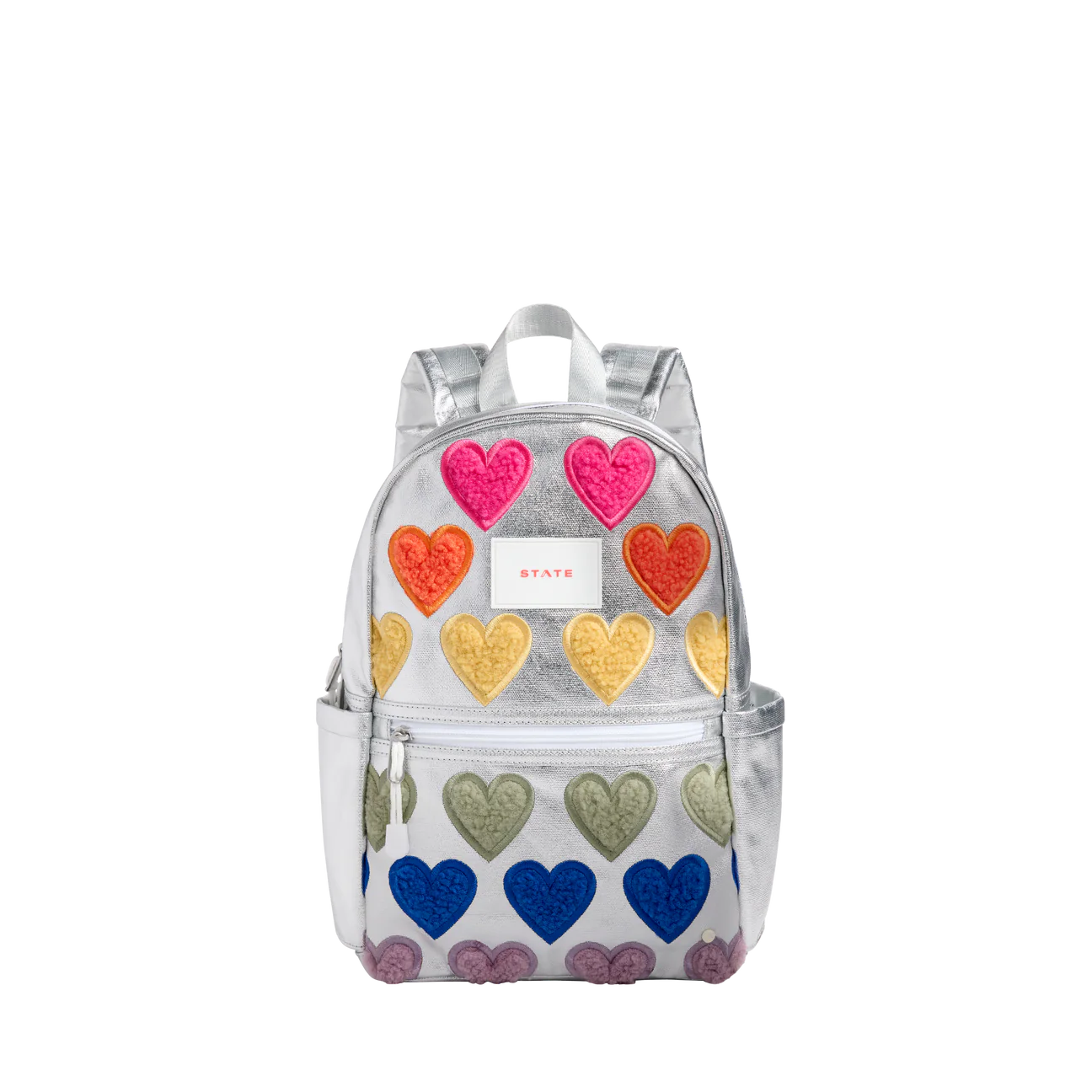 State Kane Mini Backpack- Fuzzy Hearts