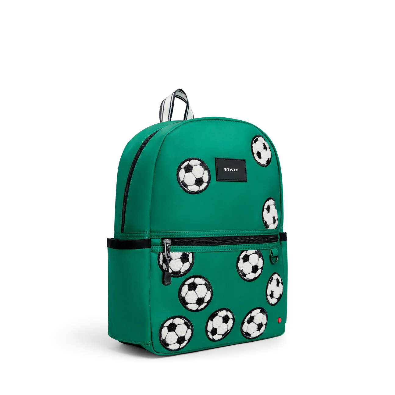 State Kane Backpack- Fuzzy Soccer Balls