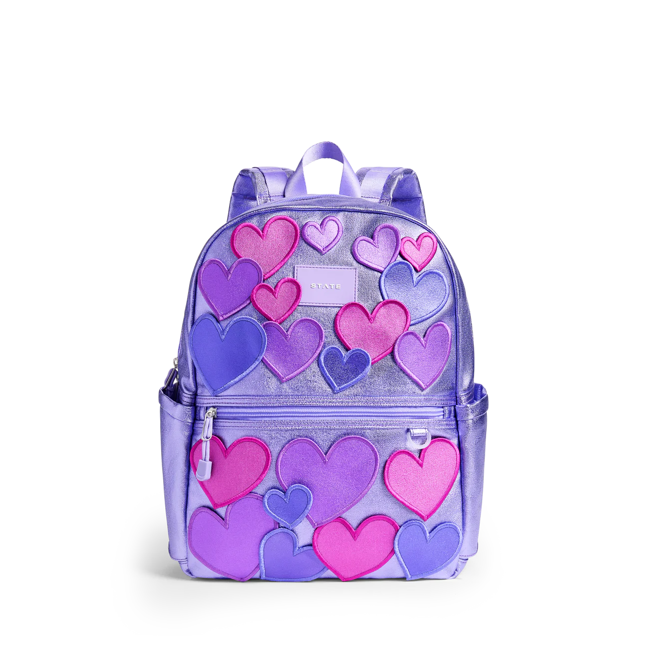 State Kane Double Pocket Backpack- 3D Hearts