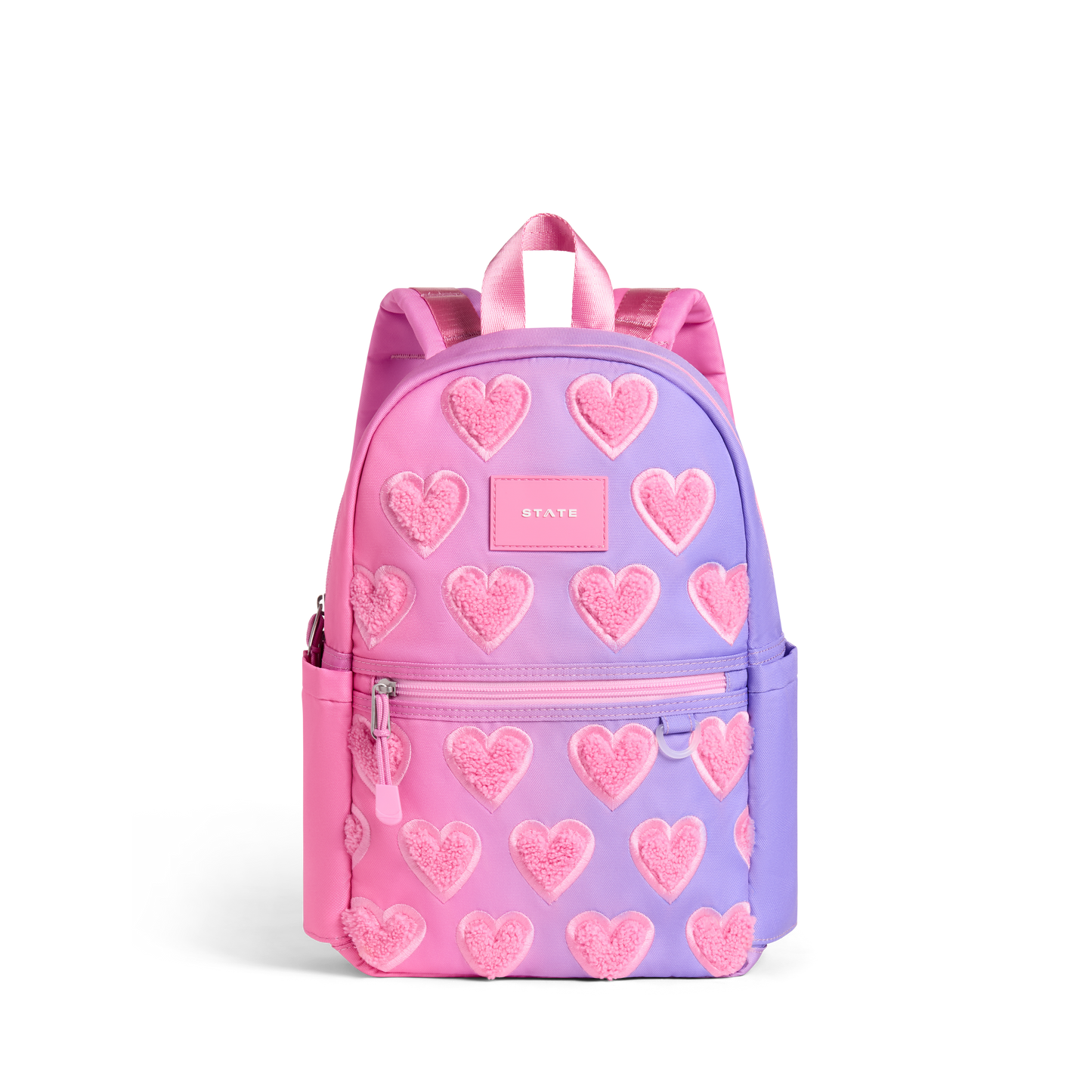 Kane Mini Backpack- Ombre Fuzzy Hearts
