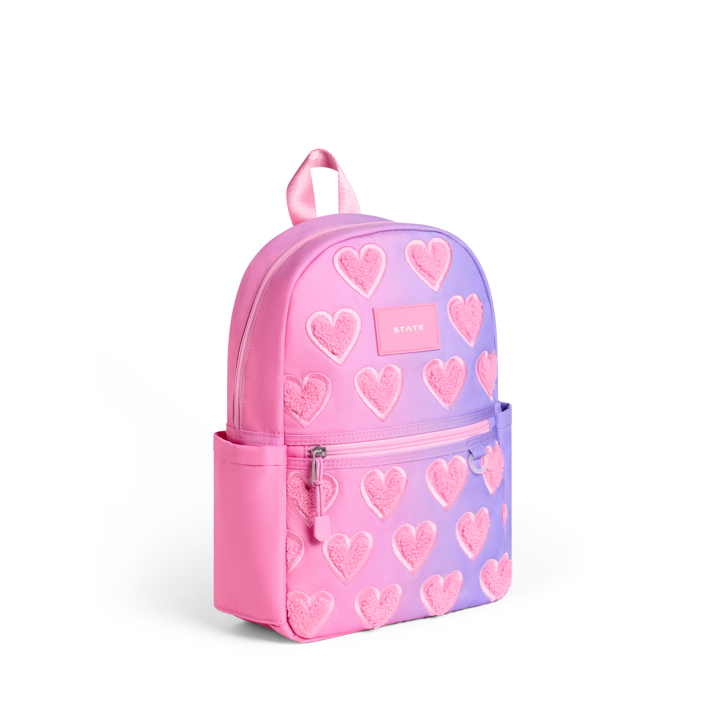 Kane Mini Backpack- Ombre Fuzzy Hearts