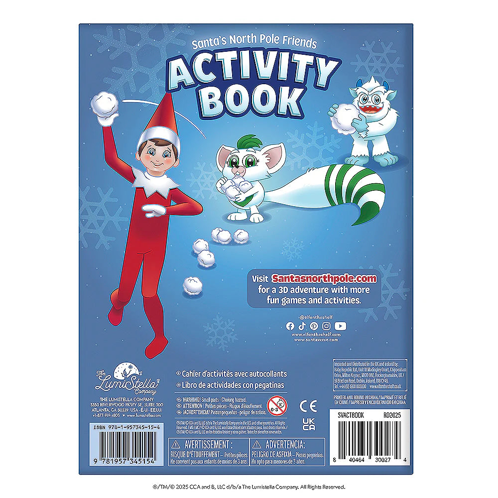 Elf on the Shelf Santaverse™ Santa’s North Pole Friends Activity Book