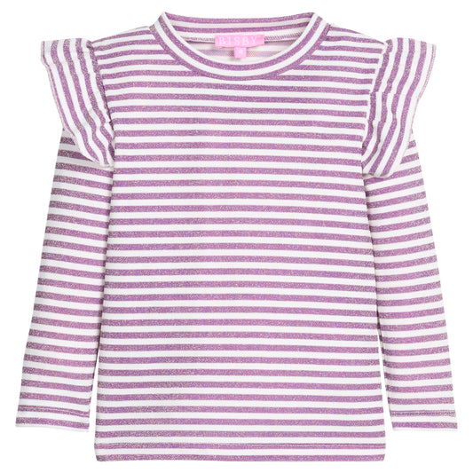 Sadie Top- Sugarplum Stripe