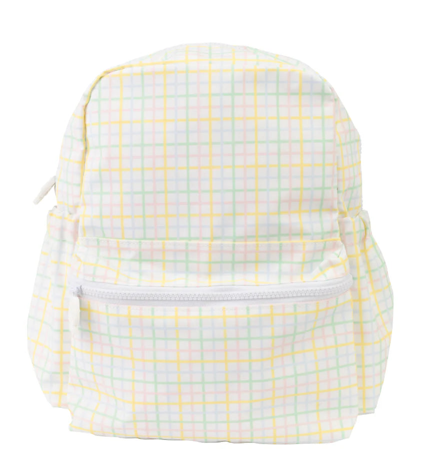 Apple Of My Isla Multi Windowpane Small Backpack