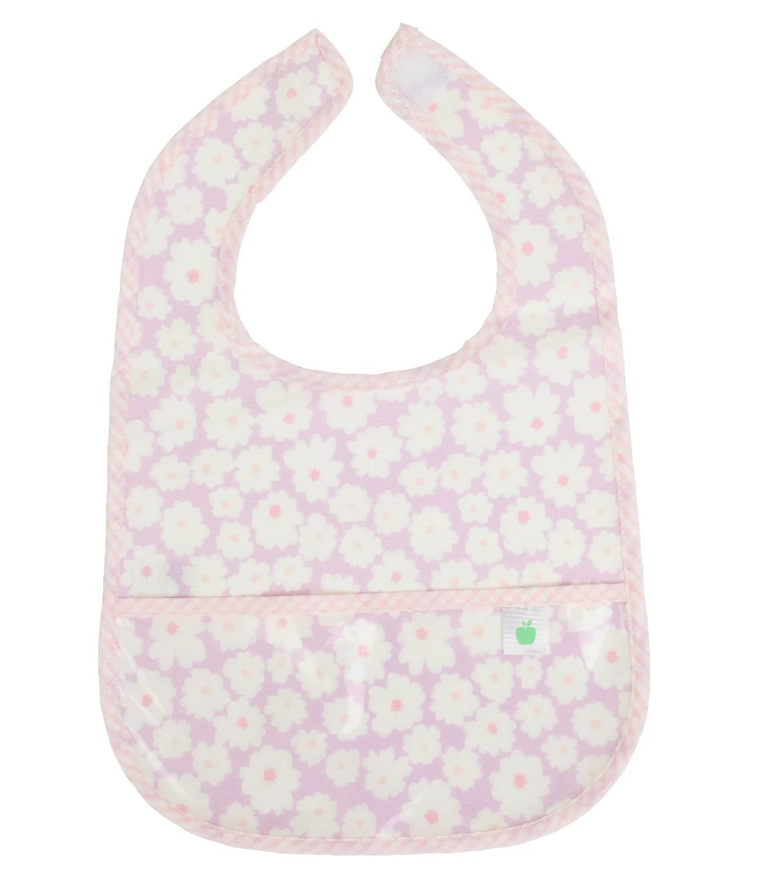 The Wipe It Bib- Lavender Daisies