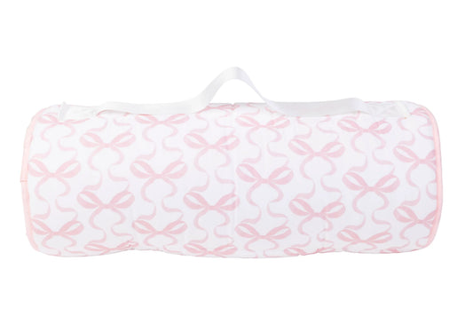 Apple of My Isla The Nap Mat- Bows