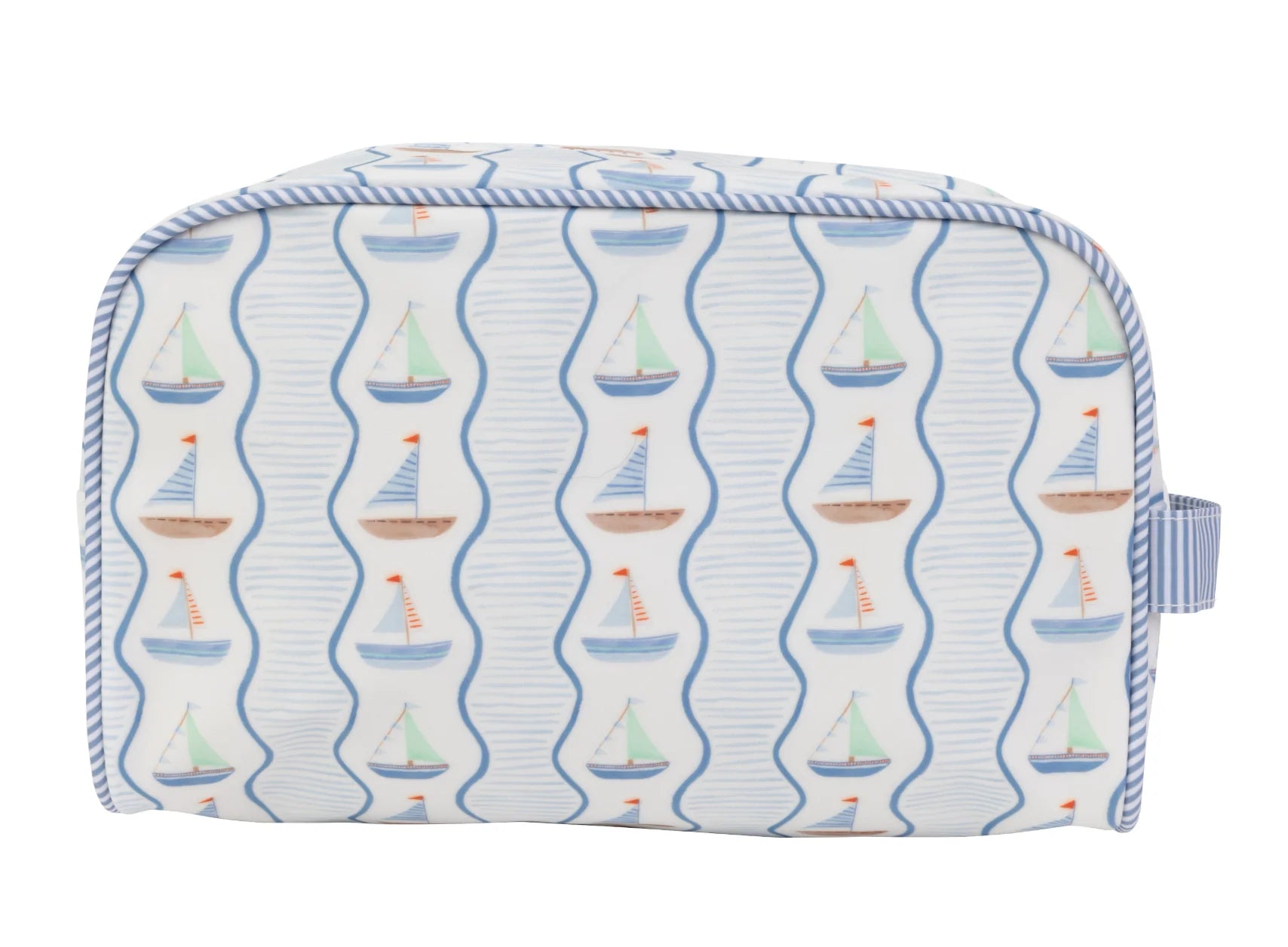 Apple Of My Isla Sailboats Dopp Kit