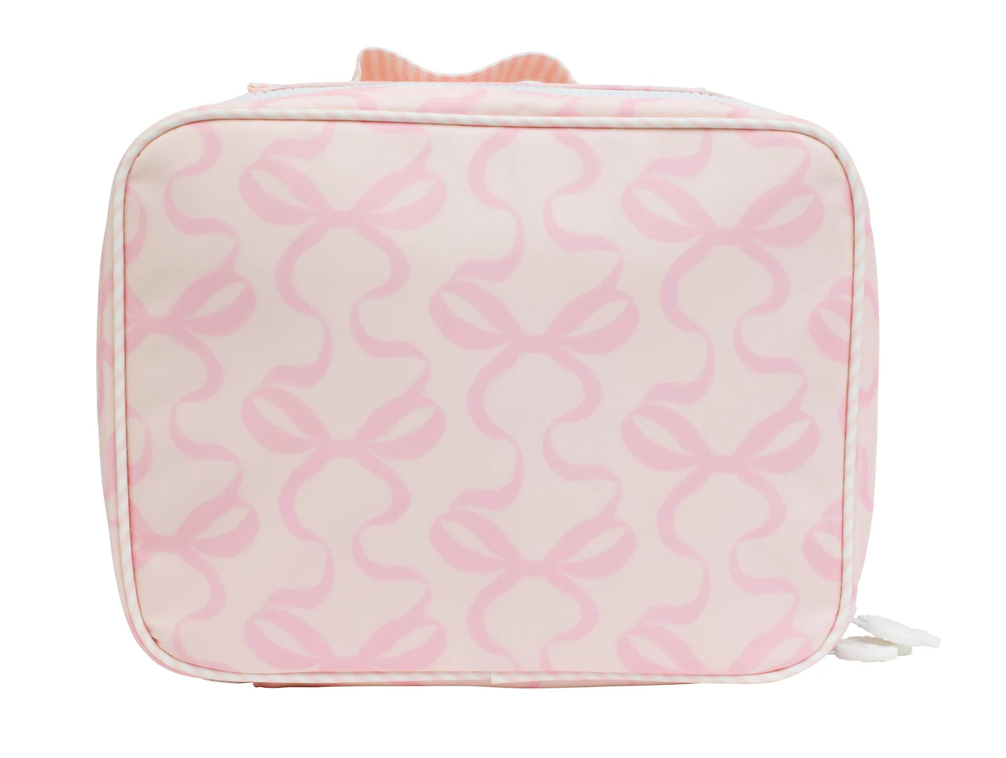 Apple Of My Isla Bows on Pink Lunchbox