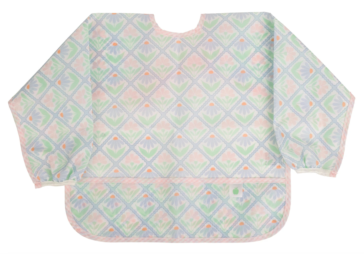 Apple of My Isla Pastel Floral Cover Everything Bib