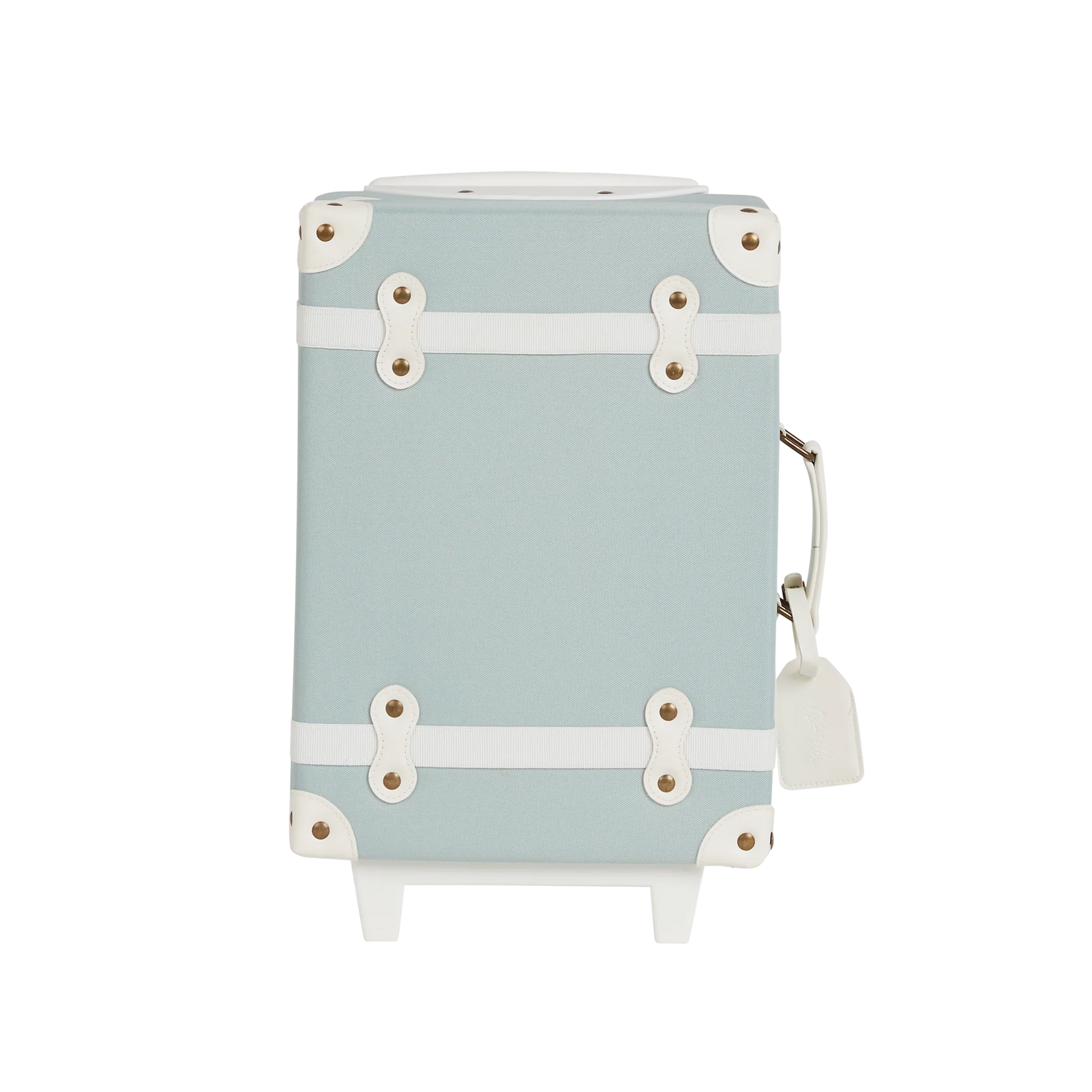 Ollie Ella See-Ya Kids Roll Aboard Suitcase - Steel Blue