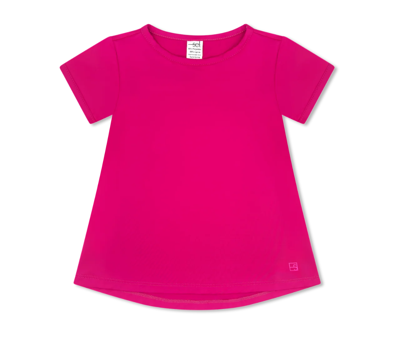 Set Athletics Bridget Basic Tee- Power Pink