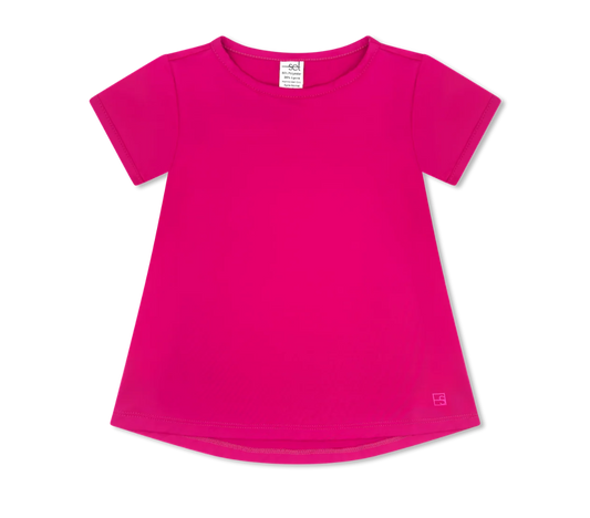 Set Athletics Bridget Basic Tee- Power Pink