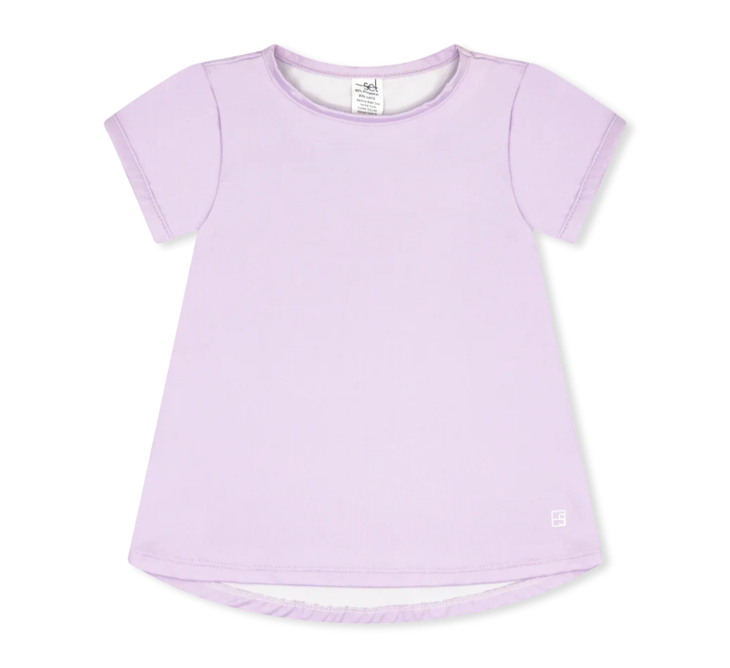 Set Athletics Bridget Basic Tee- Petal Purple