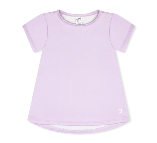 Set Athletics Bridget Basic Tee- Petal Purple