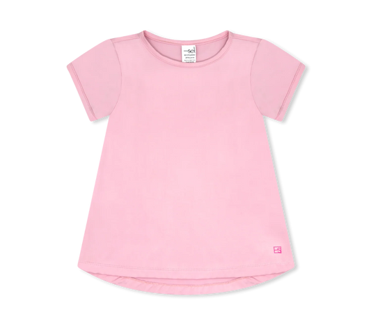 Set Athletics Bridget Basic Tee- Cotton Candy Pink