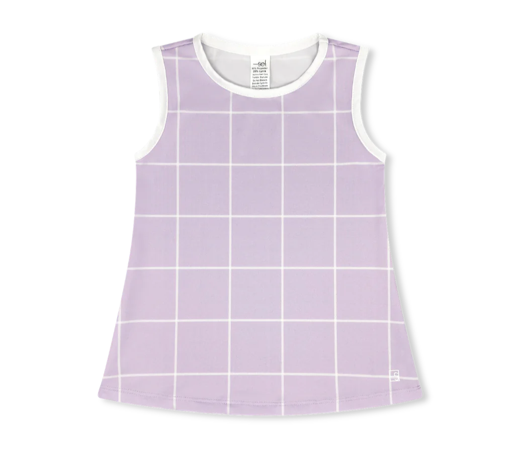 Set Athletics Tori Tank- Willington Windowpane
