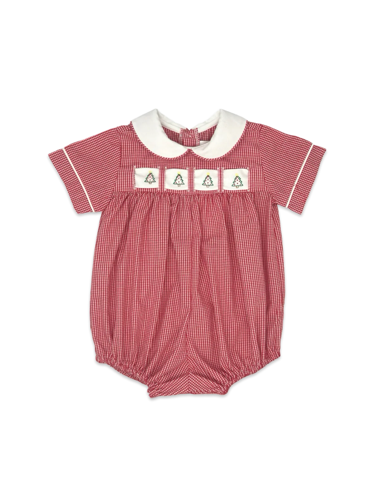 Noah Ribbon Bubble- Ridgeland Red Minigingham