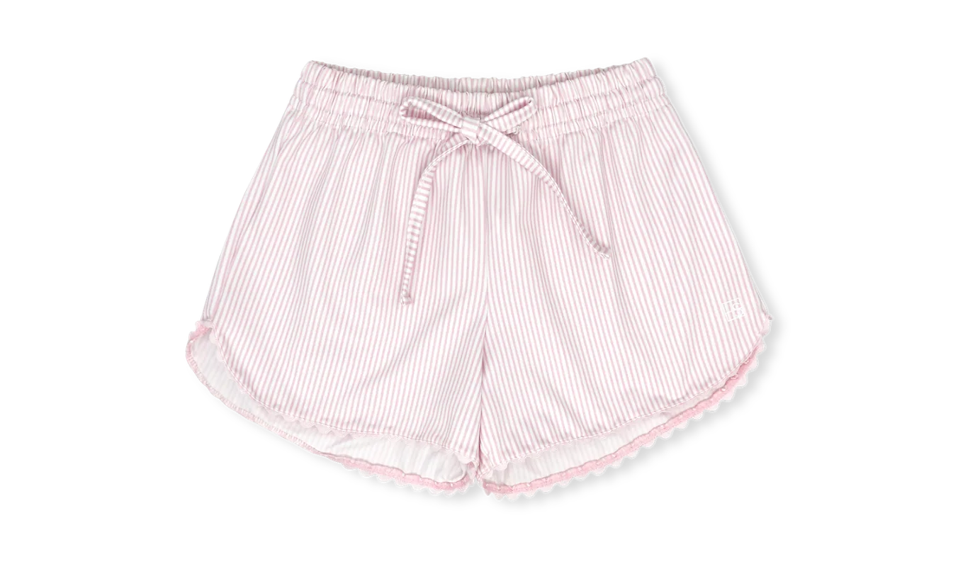 Set Athletics Emily Short- Cotton Candy Pink Ministripe