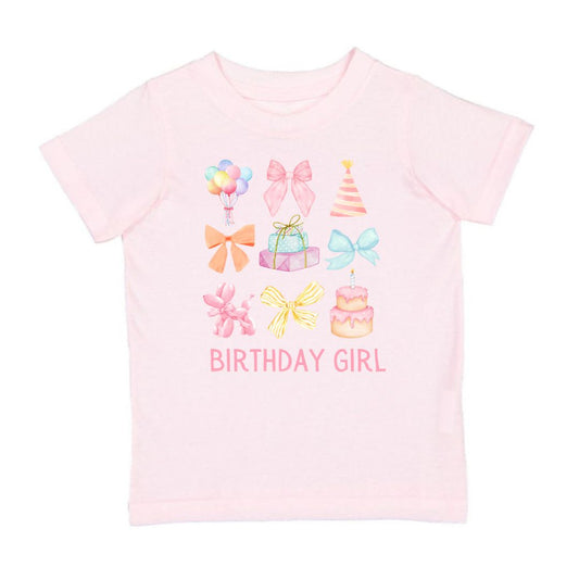 Sweet Wink Birthday Girl Cutie Short Sleeve T-Shirt - Ballet