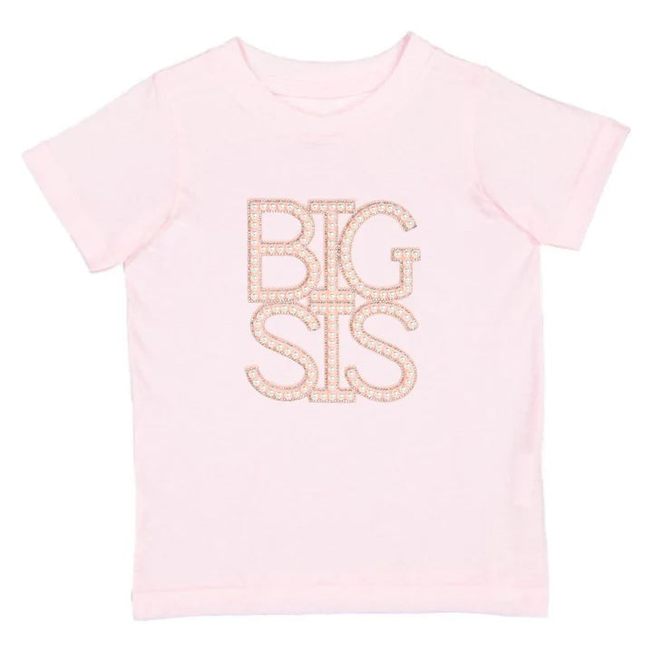 Sweet Wink Big Sis Pearl Patch Short Sleeve T-Shirt- Ballet