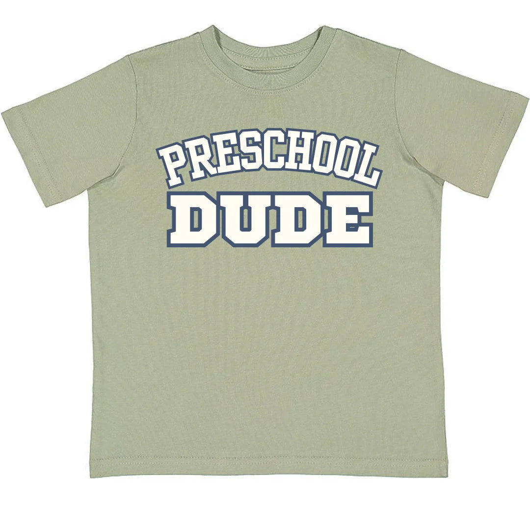 Preschool Varsity Short Sleeve T-Shirt - Sage