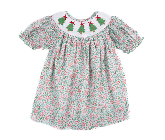 Shop Teeta Christmas Tree Floral Dress