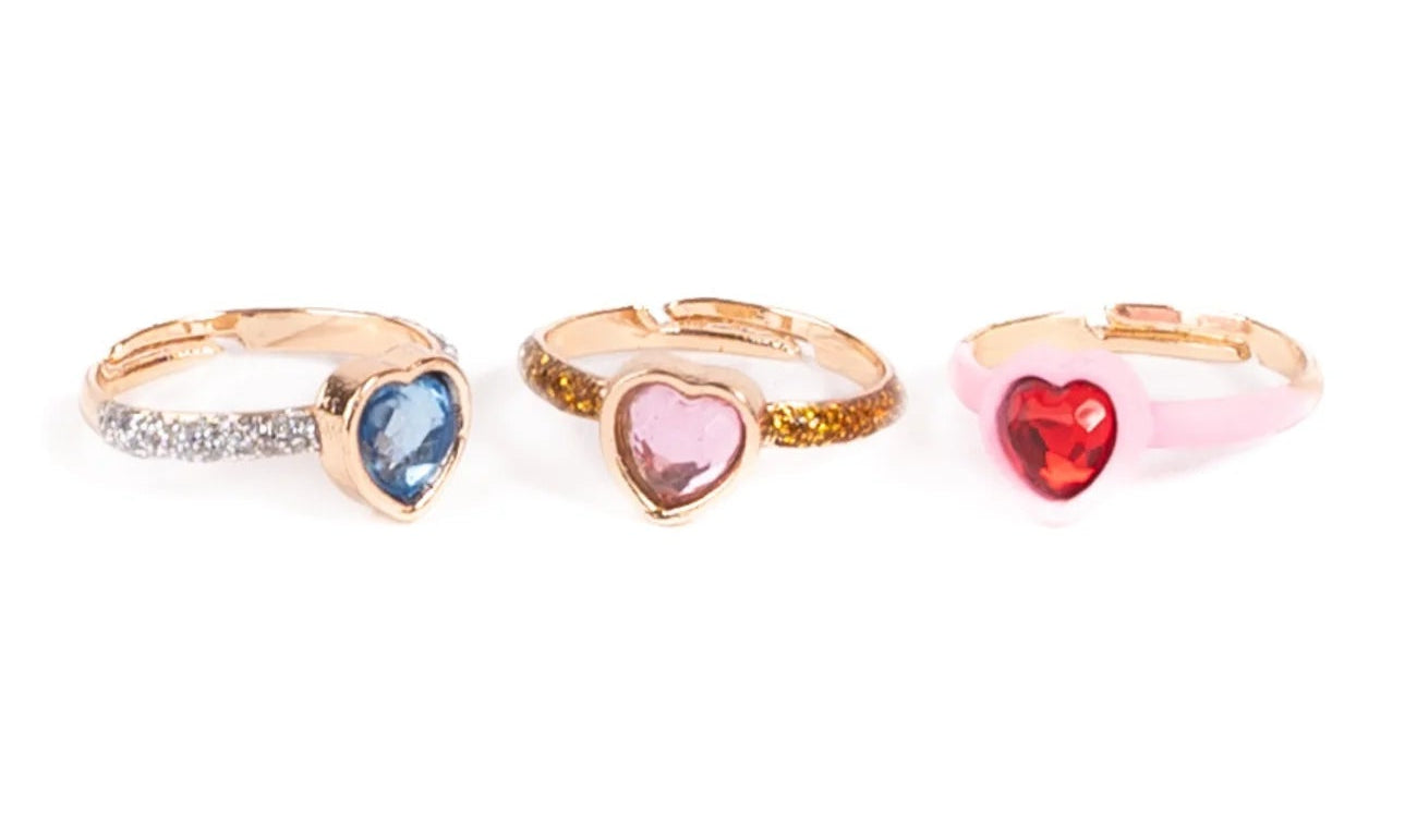 Great Pretenders Hearts of Love- 3 Piece Ring Set