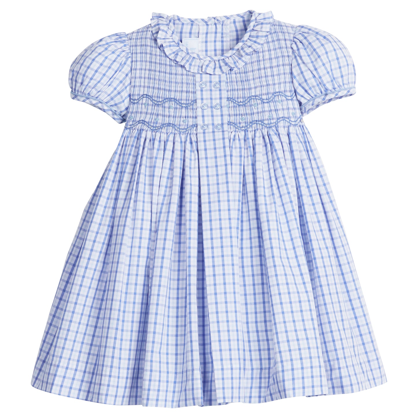 Smocked Bridget Dress- Woodberry Plaid