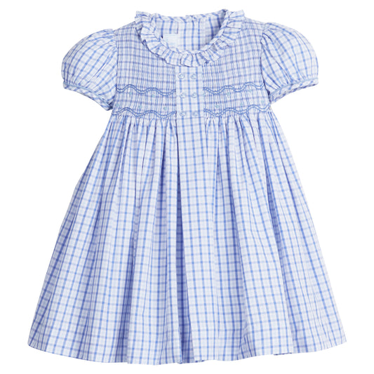 Smocked Bridget Dress- Woodberry Plaid