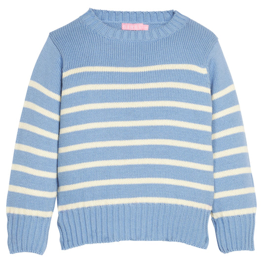 BISBY Striped Sweater- Blue