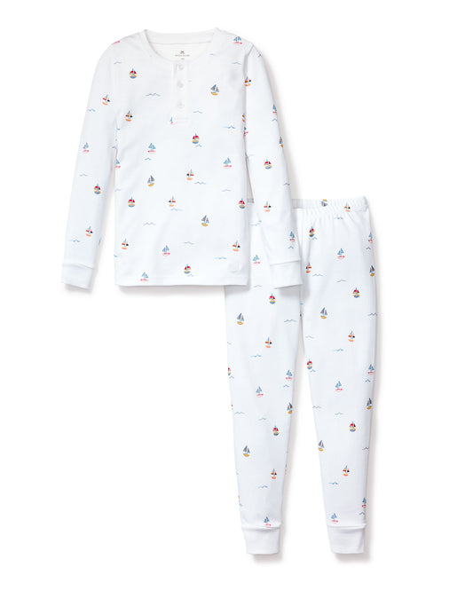 Petite Plume Bateau Snug Fit Pajama Set