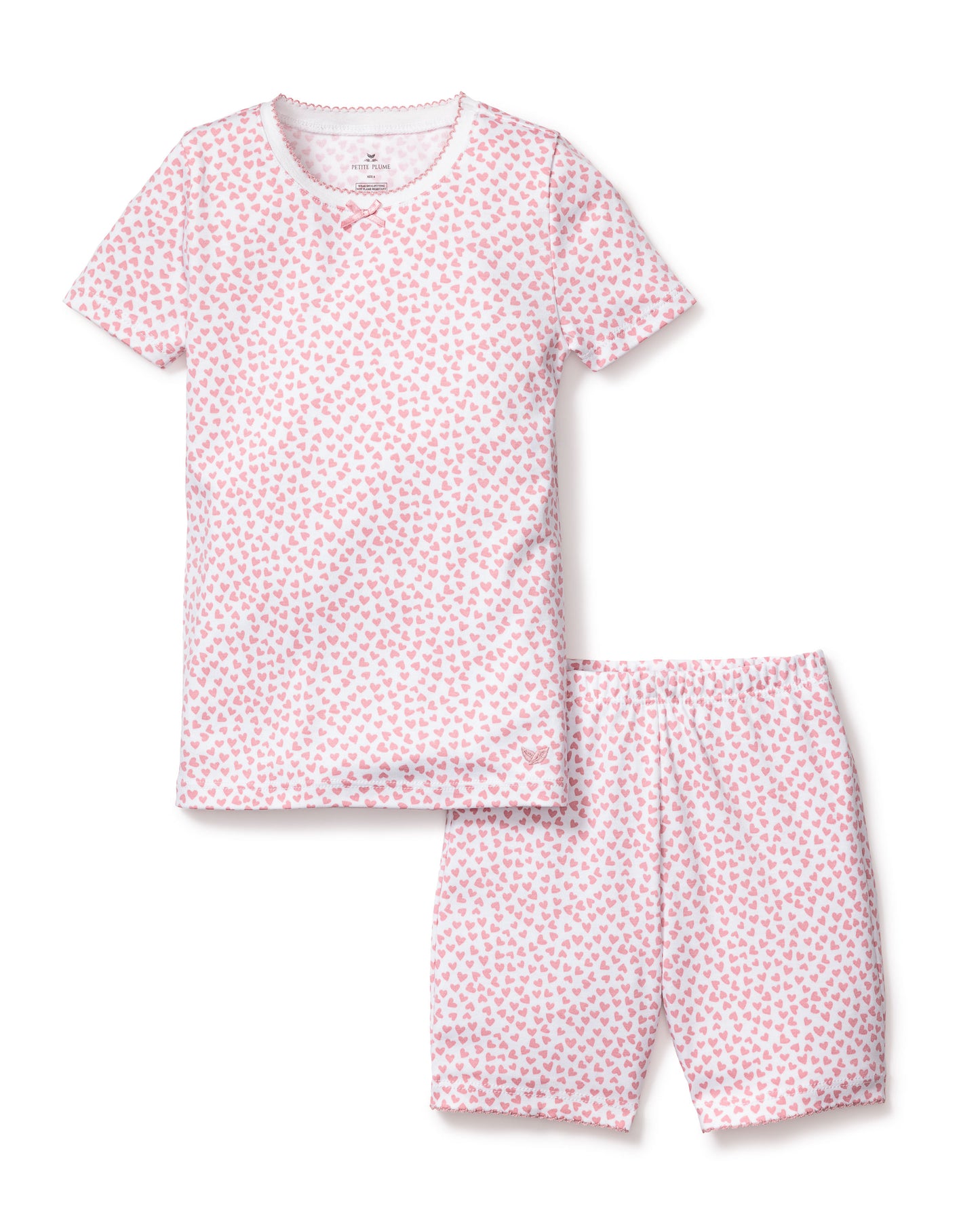 Petite Plume Sweethearts Snug Fit Short Set