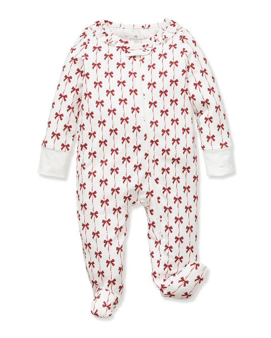 Blissful Bows Ruffle Pima Romper