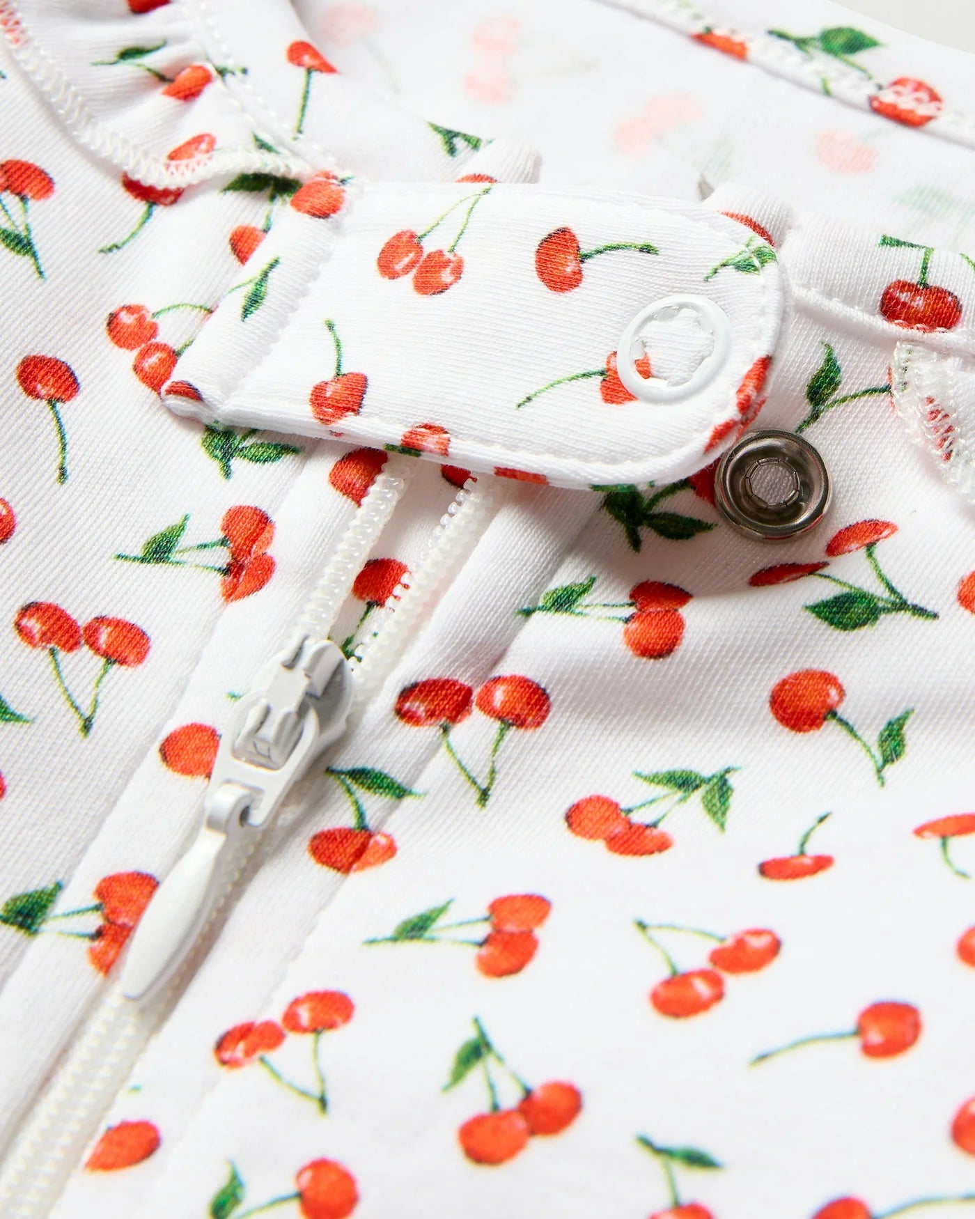 Petite Plume Cherry Orchard Pima Romper