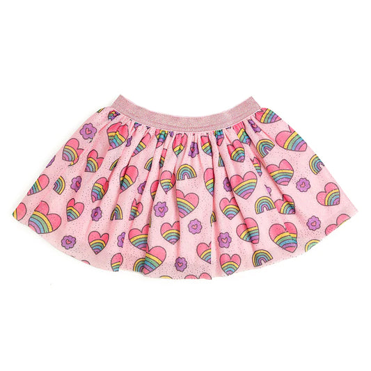 Sweet Wink Rainbow Heart Tutu