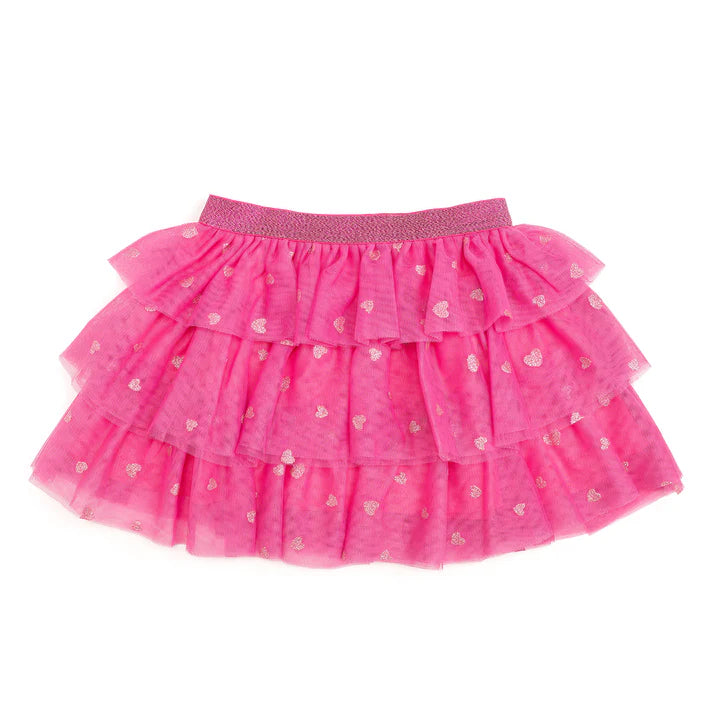Sweet Wink Heart Petal Valentine's Day Tutu
