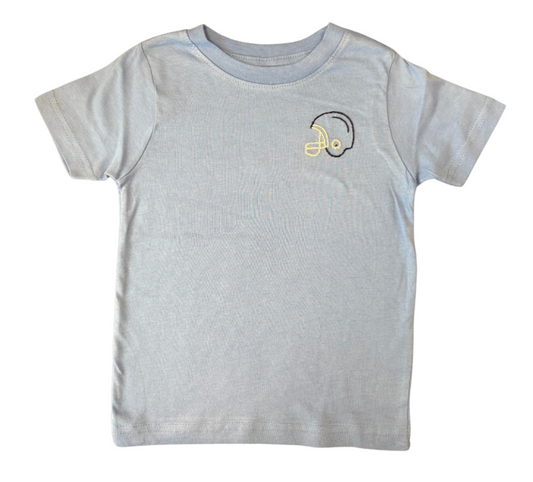 Sweet Olive Street Football Helmet Embroidered Tee