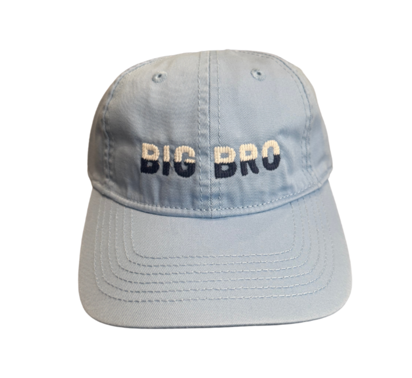 Needlepoint Big Bro Hat - Blue