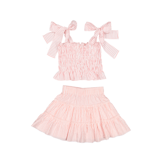 Maryland Bubble Gum Top and Skort Set
