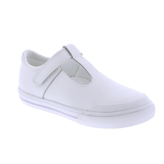 Footmates Children Shoes Drew Shoe - White Leather
